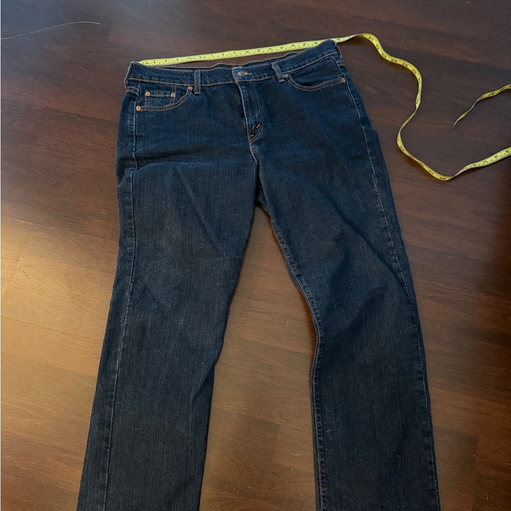Levi's Jeans Women's 505 Straight Leg Blue Stretch Denim SIZE TAG NOT INCLUDED** - Picture 8 of 9